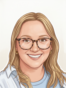 Illustrated portrait of Hailey Smith, Educator at The Edison School